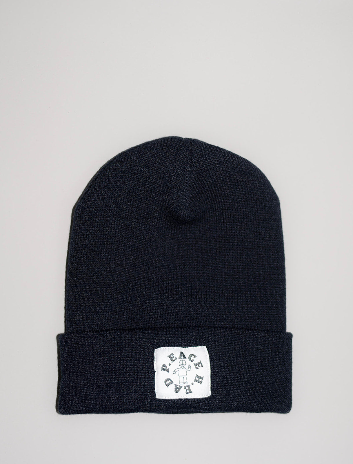 PEACE HEAD PATCH BEANIE!