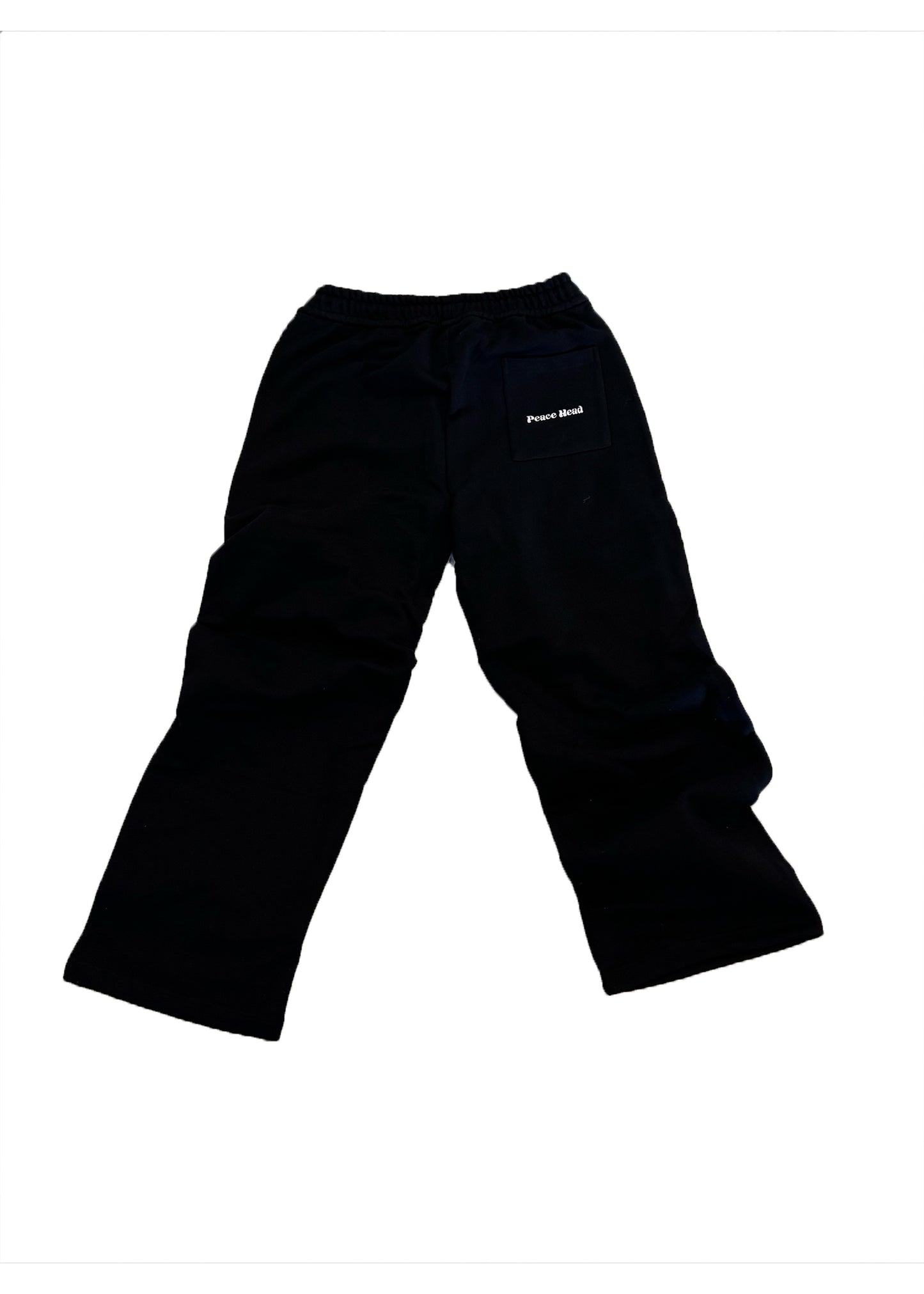 PEOPLE FOR PEACE SWEATPANTS! BLACK