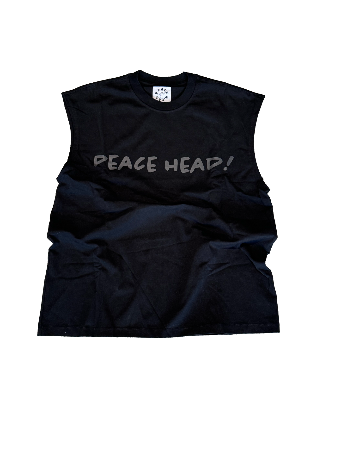 Black cutoff shirt