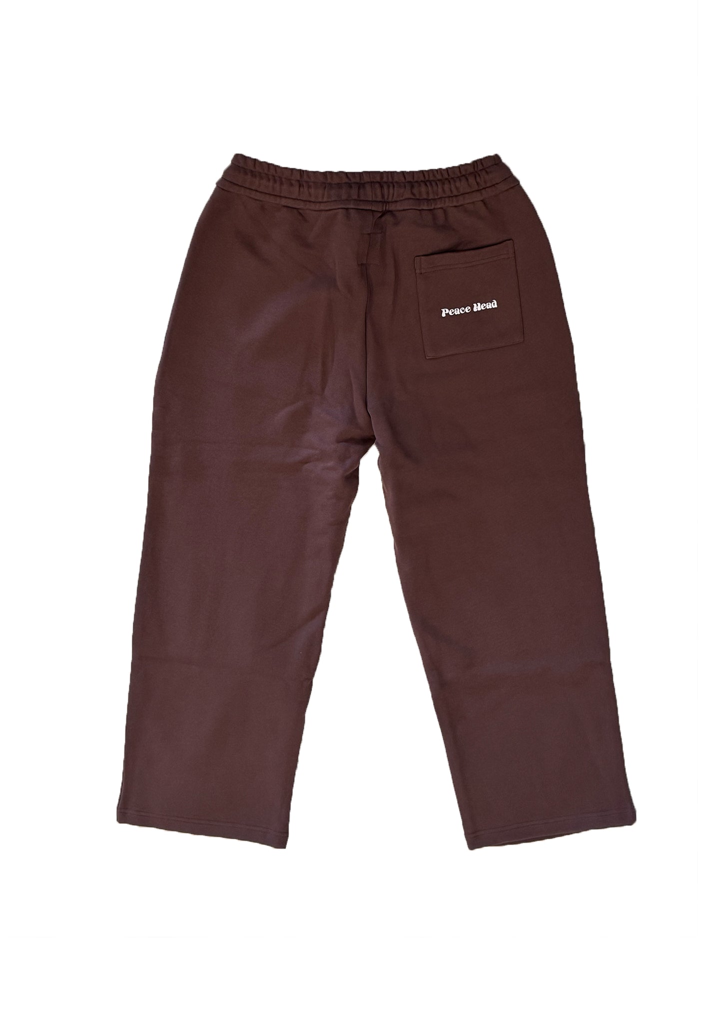 PEOPLE FOR PEACE SWEATPANTS! BROWN