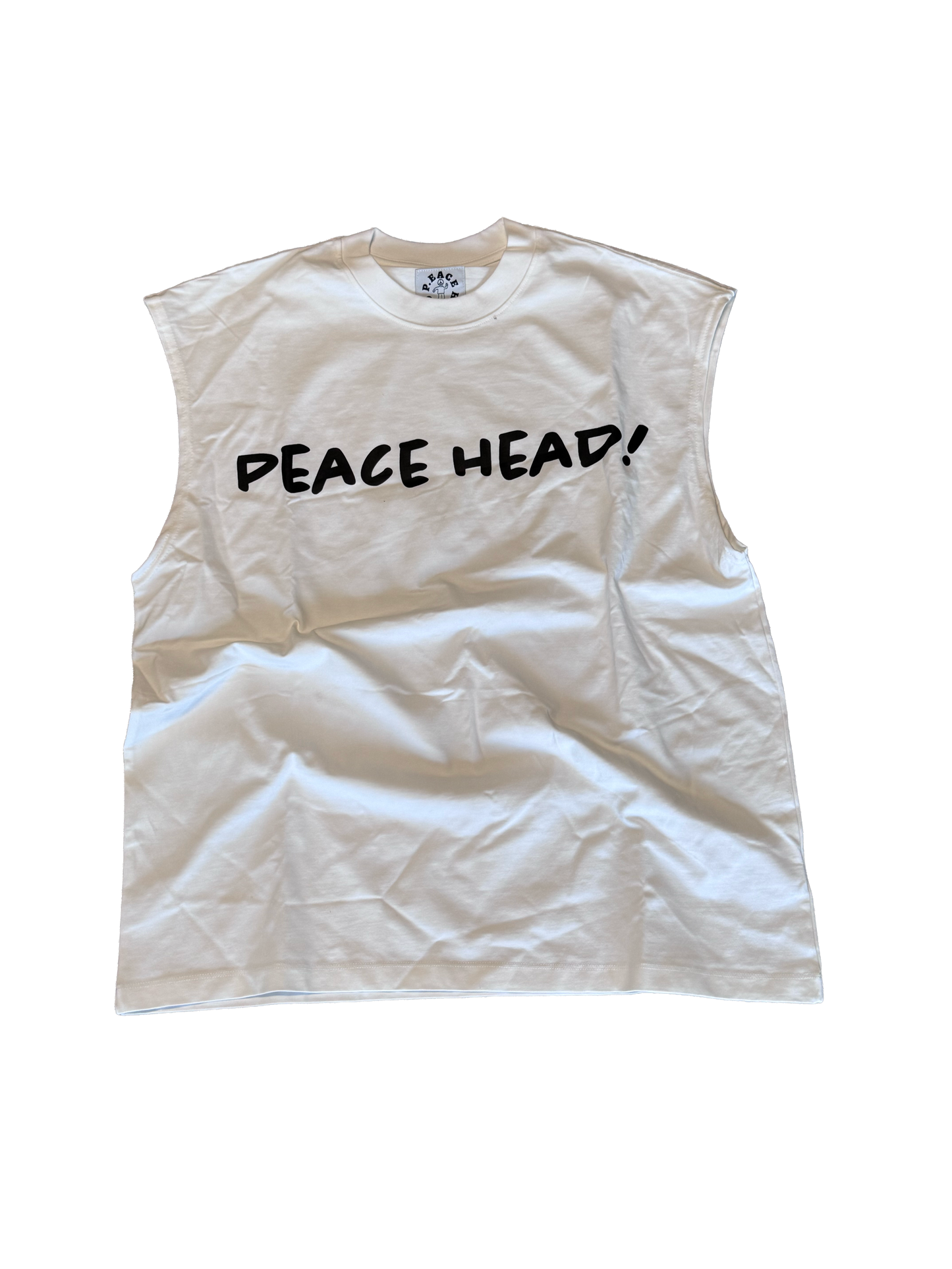 White cutoff shirt