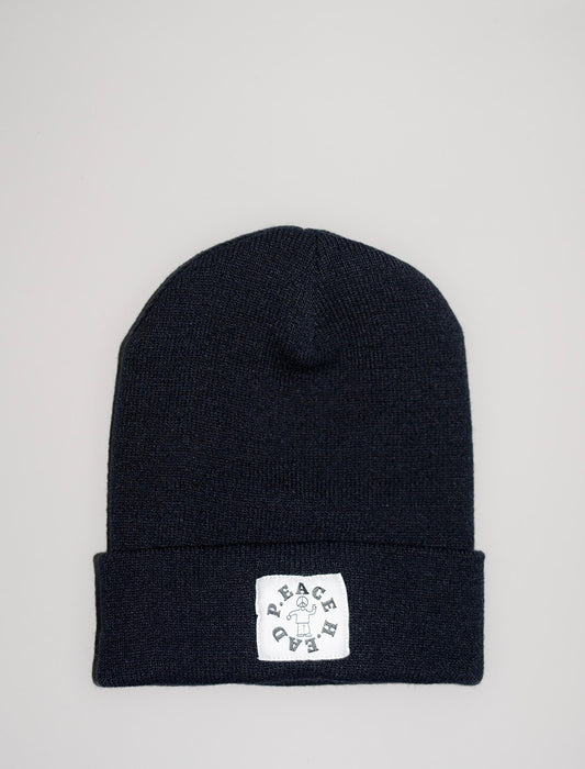 PEACE HEAD PATCH BEANIE!