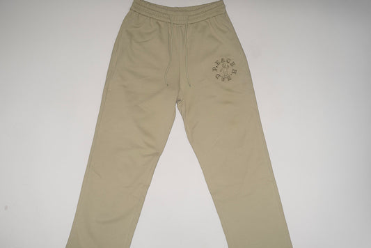 EMBROIDERED PEACE HEAD SWEATPANTS!