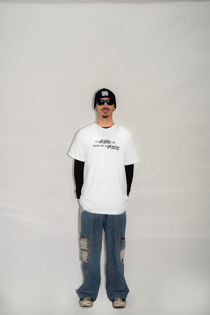 HEADS WILL ALWAYS ROLL TO PEACE TEE!