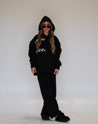 PEOPLE FOR PEACE SWEATPANTS! BLACK