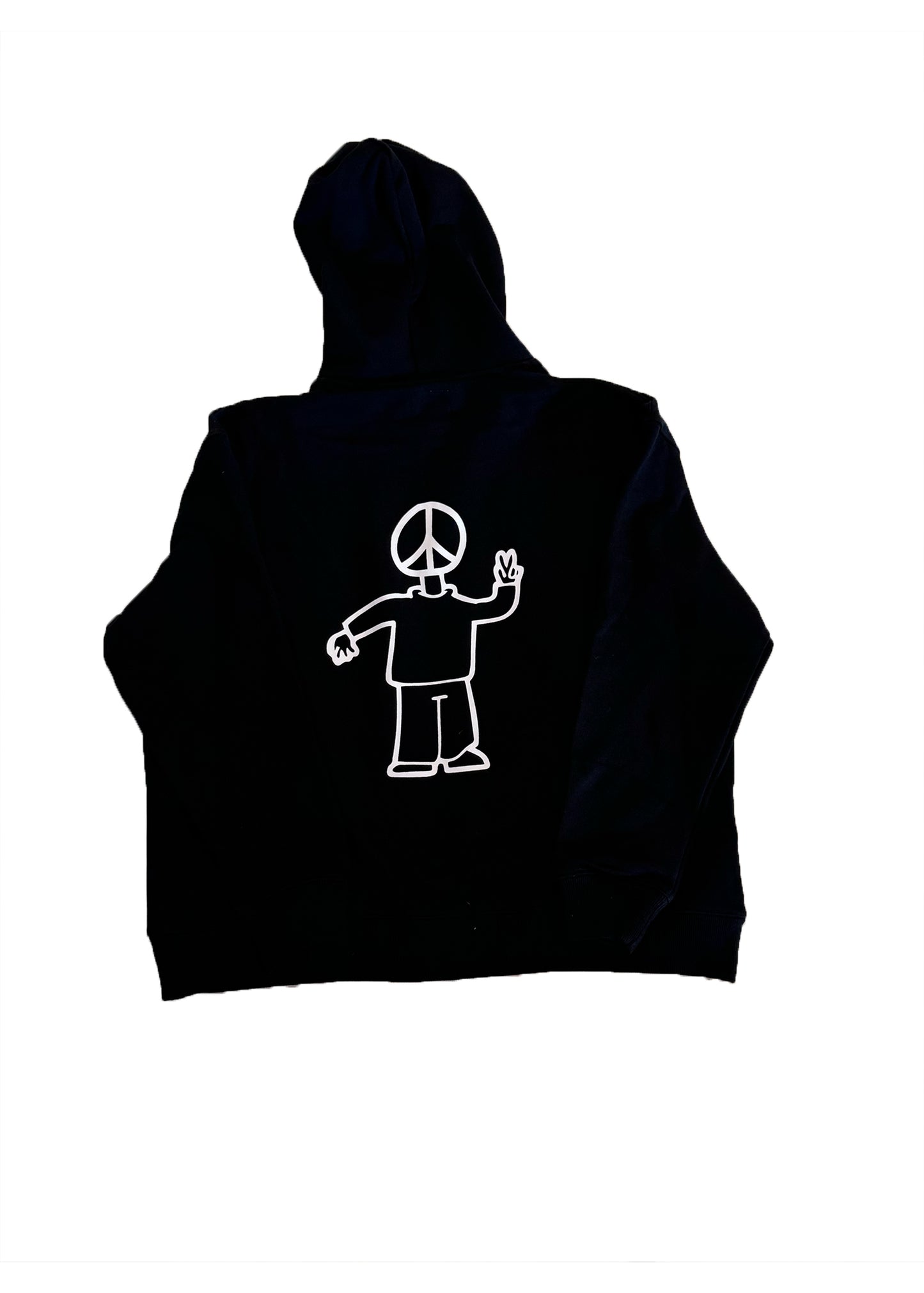 PEOPLE FOR PEACE HOODIE! BLACK