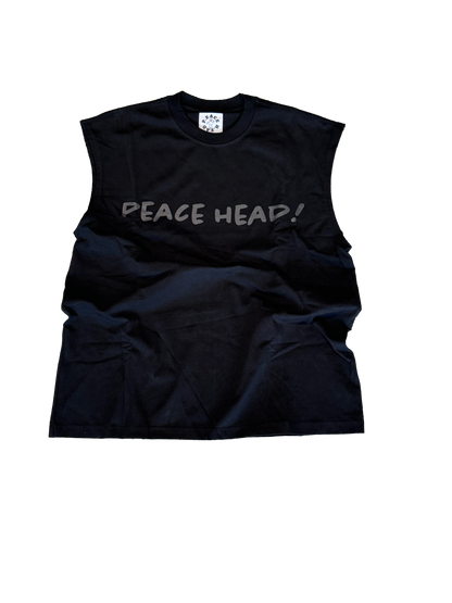 Black cutoff shirt