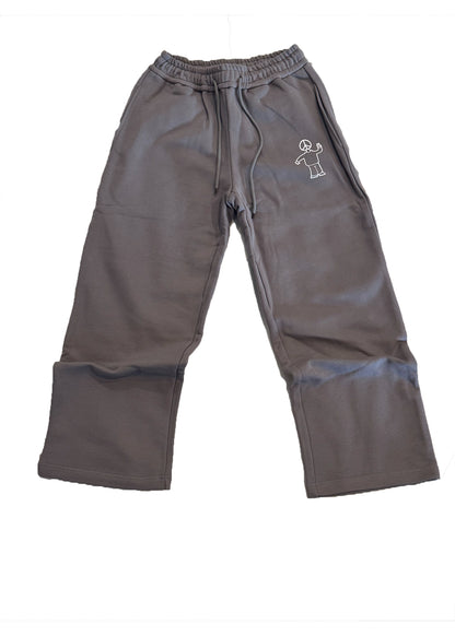 PEOPLE FOR PEACE SWEATPANTS! GREY